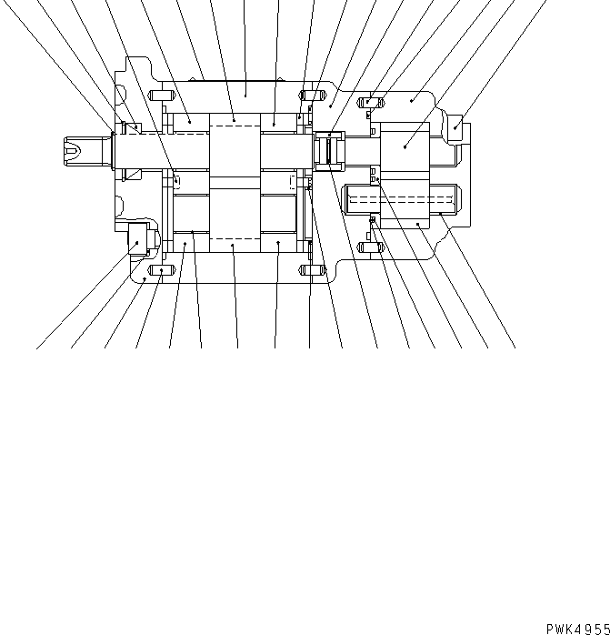 Wheel Loaders Komatsu / WA50-3 S/N 20001-22999 (For North America / S3D84E (Emission) Eng. Installed)(wa50-30c) / MAIN PUMP (GEAR PUMP INNER PARTS)(#21212-22999)(420080 : Y1610-07A0B)