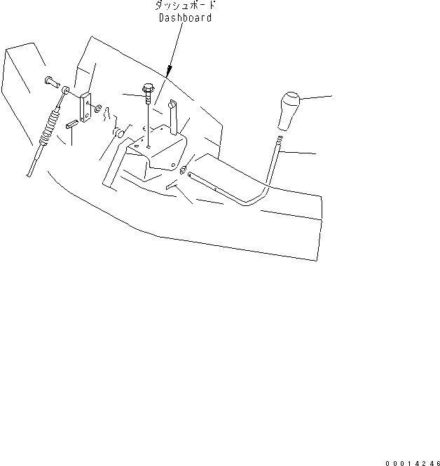 Wheel Loaders Komatsu / WA50-3-CN S/N 23001-UP(wa50-30r) / BRAKE CONTROL (PARKING BRAKE RELEASE)(240210 : K4460-02A0)