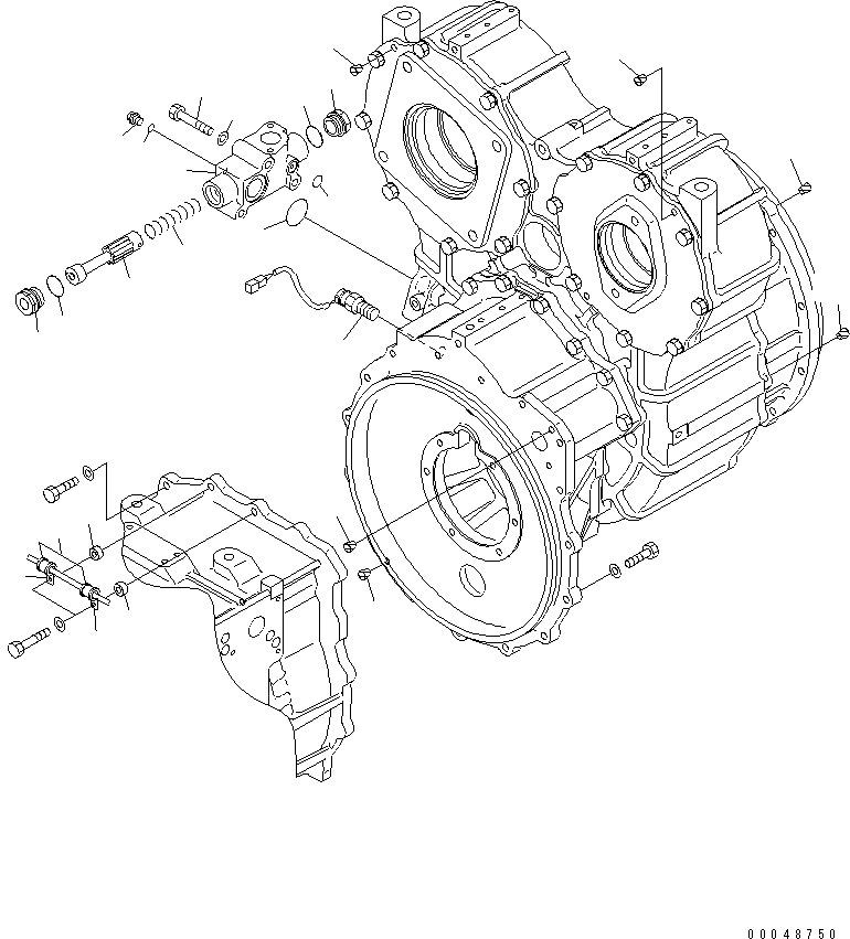 Wheel Loaders Komatsu / WA500-6R S/N 60001-60009(wa500-4c) / TORQUE CONVERTER(#60001-)(150190 : F4310-54A0)