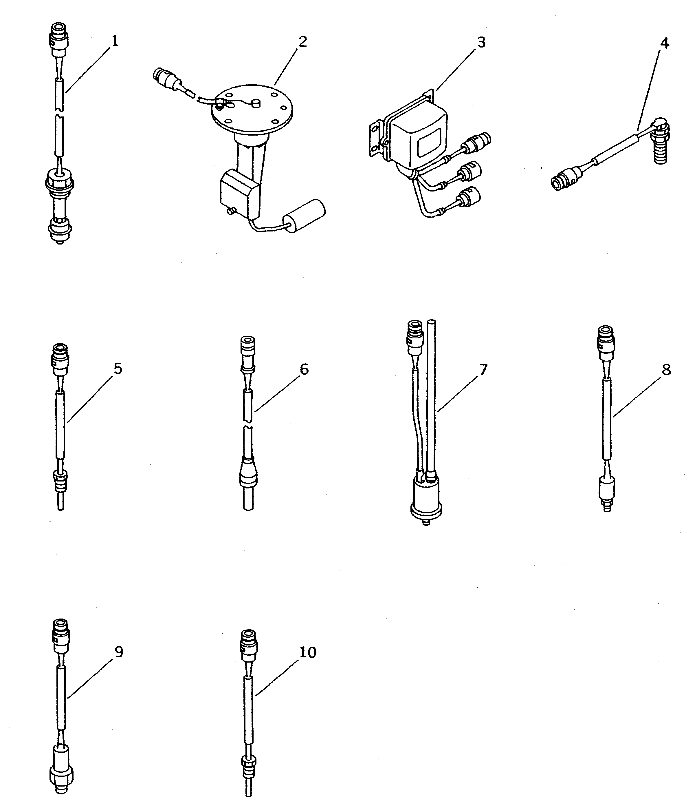 Wheel Loaders Komatsu / WA600-1 S/N 10001-UP (Overseas Version)(wa600-0c) / SENSOR AND CONTROLLER(030610 : 1611)