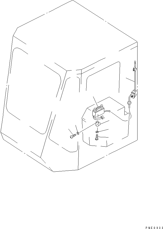 Wheel Loaders Komatsu / WA600-1 S/N 10001-UP (Overseas Version)(wa600-0c) / CAR RADIO(#10881-)(030650 : 1731A)