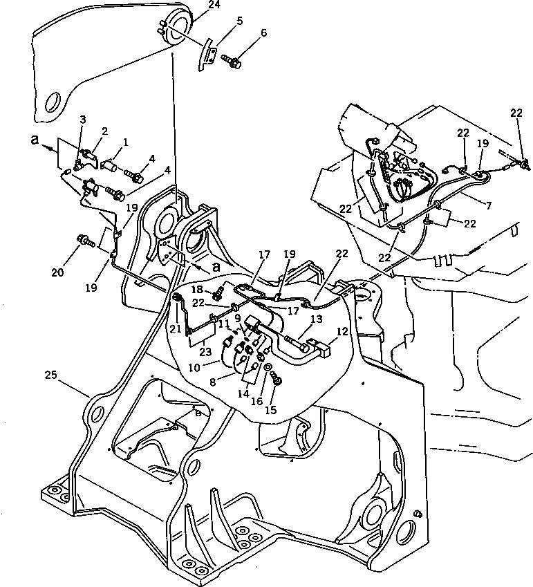 Wheel Loaders Komatsu / WA600-1 S/N 10001-UP (Overseas Version)(wa600-0c) / OVER LOAD ALARM (2/3)(030670 : 1812)