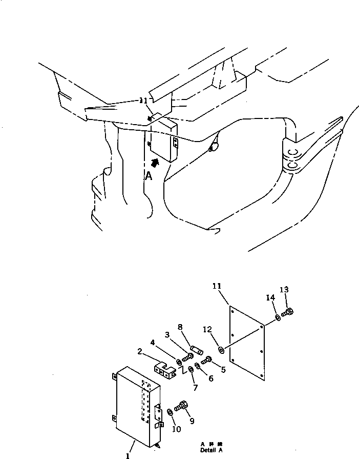 Wheel Loaders Komatsu / WA600-1 S/N 10001-UP (Overseas Version)(wa600-0c) / OIL HEATER (2/5) (FOR EXTREME COLD WEATHER)(030700 : 1902)