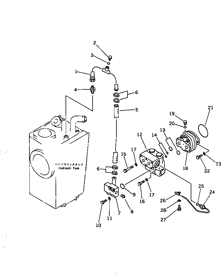 Wheel Loaders Komatsu / WA600-1 S/N 10001-UP (Overseas Version)(wa600-0c) / OIL HEATER (4/5) (FOR EXTREME COLD WEATHER)(030720 : 1904)