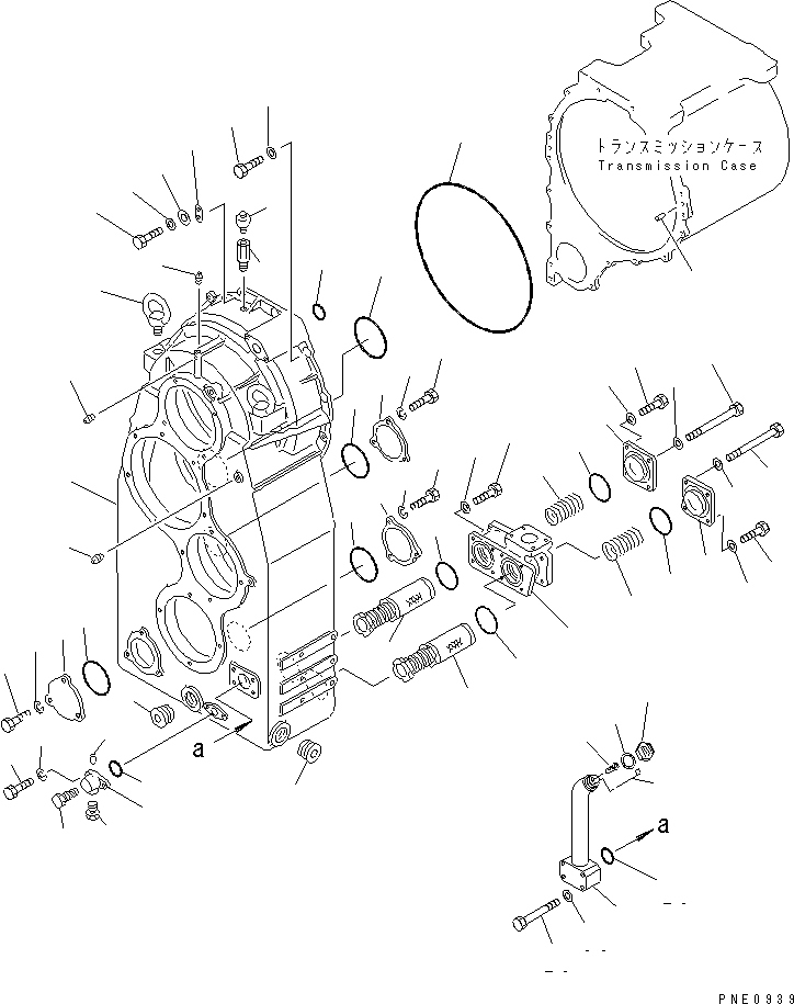 Wheel Loaders Komatsu / WA600-1 S/N 10001-UP (Overseas Version)(wa600-0c) / TRANSFER CASE(060060 : 2505)