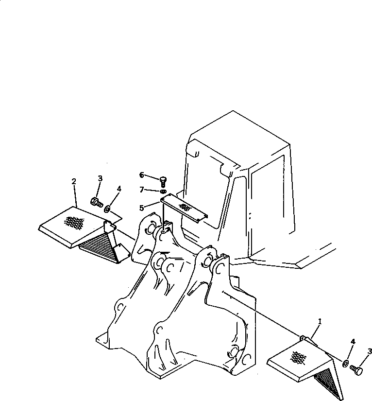 Wheel Loaders Komatsu / WA600-1 S/N 10001-UP (Overseas Version)(wa600-0c) / FRONT FENDER(150470 : 5181)