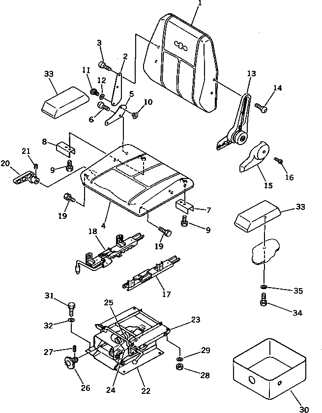 Wheel Loaders Komatsu / WA600-1 S/N 10001-UP (Overseas Version)(wa600-0c) / OPERATOR