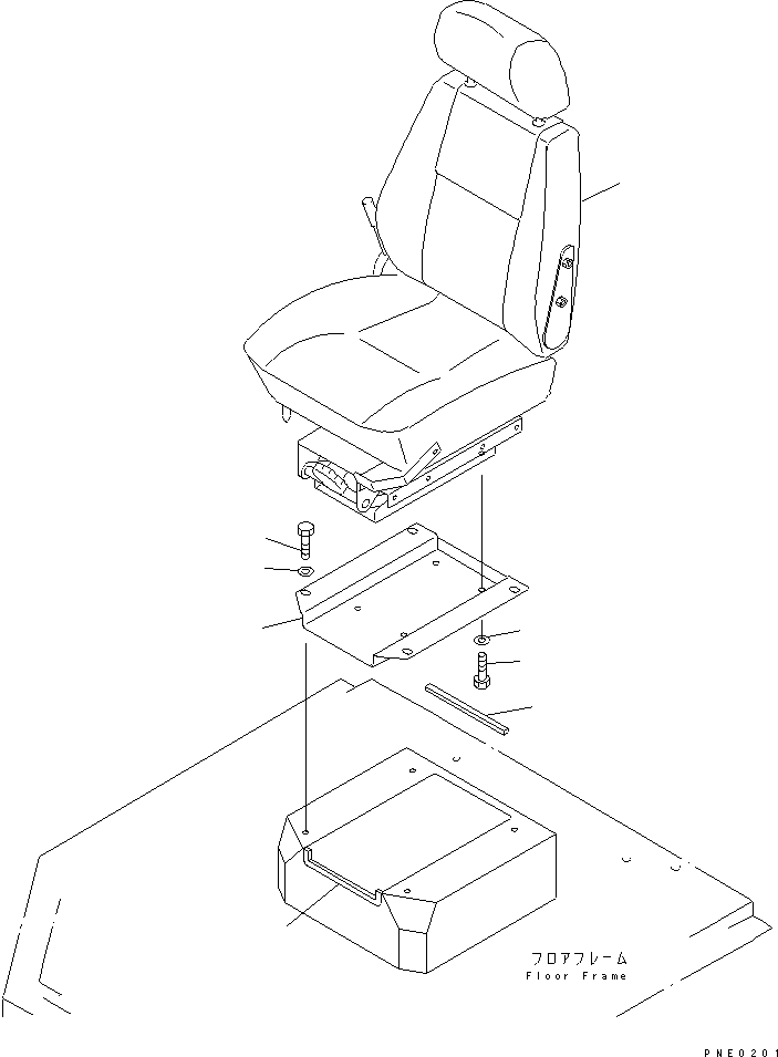 Wheel Loaders Komatsu / WA600-1 S/N 10001-UP (Overseas Version)(wa600-0c) / OPERATOR