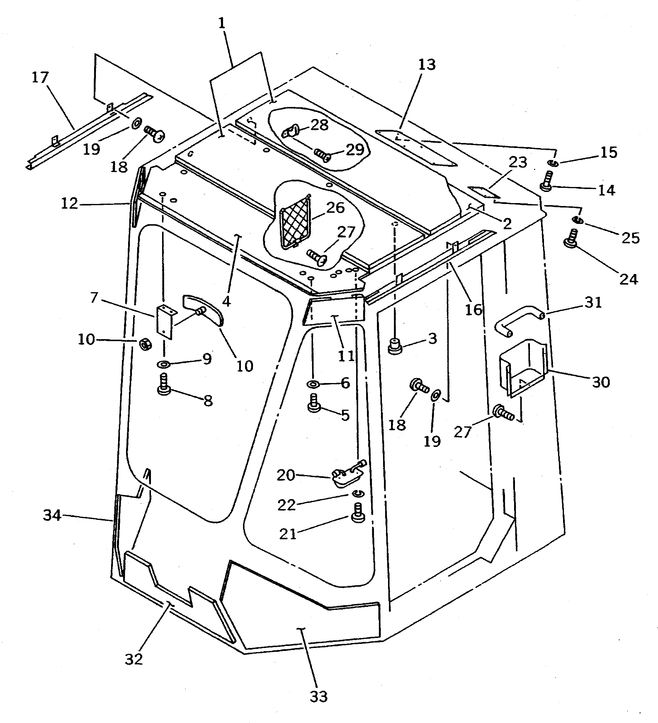 Wheel Loaders Komatsu / WA600-1 S/N 10001-UP (Overseas Version)(wa600-0c) / OPERATOR
