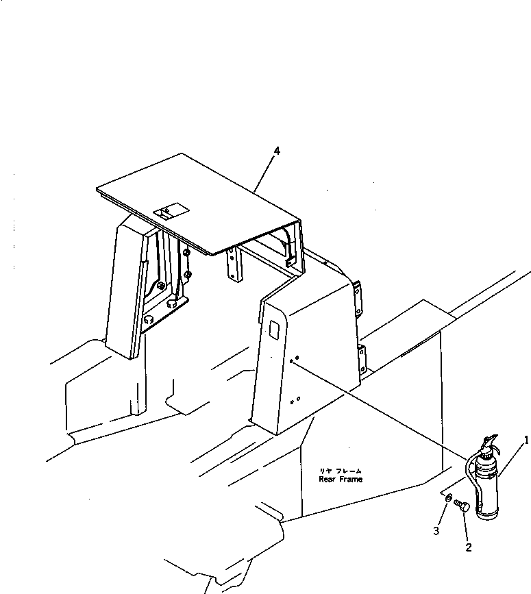 Wheel Loaders Komatsu / WA600-1 S/N 10001-UP (Overseas Version)(wa600-0c) / EXTINGUISHER(151500 : 5981)