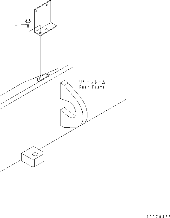 Wheel Loaders Komatsu / WA600-3 S/N 50001-UP(wa600-6c) / REAR HARNESS (SLOW BLOW FUSE MOUNTING PARTS)(#52406-)(120230 : E0202-02B0)