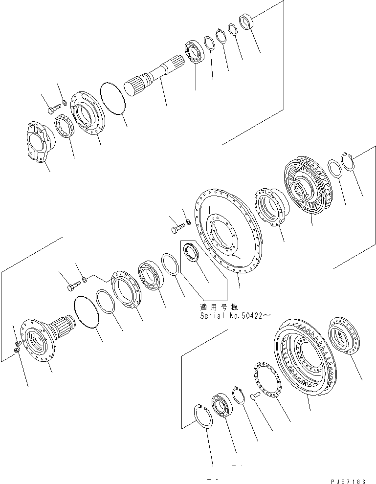 Wheel Loaders Komatsu / WA600-3 S/N 50001-UP(wa600-6c) / TORQUE CONVERTER(#50001-52000)(150120 : F4310-51A0)