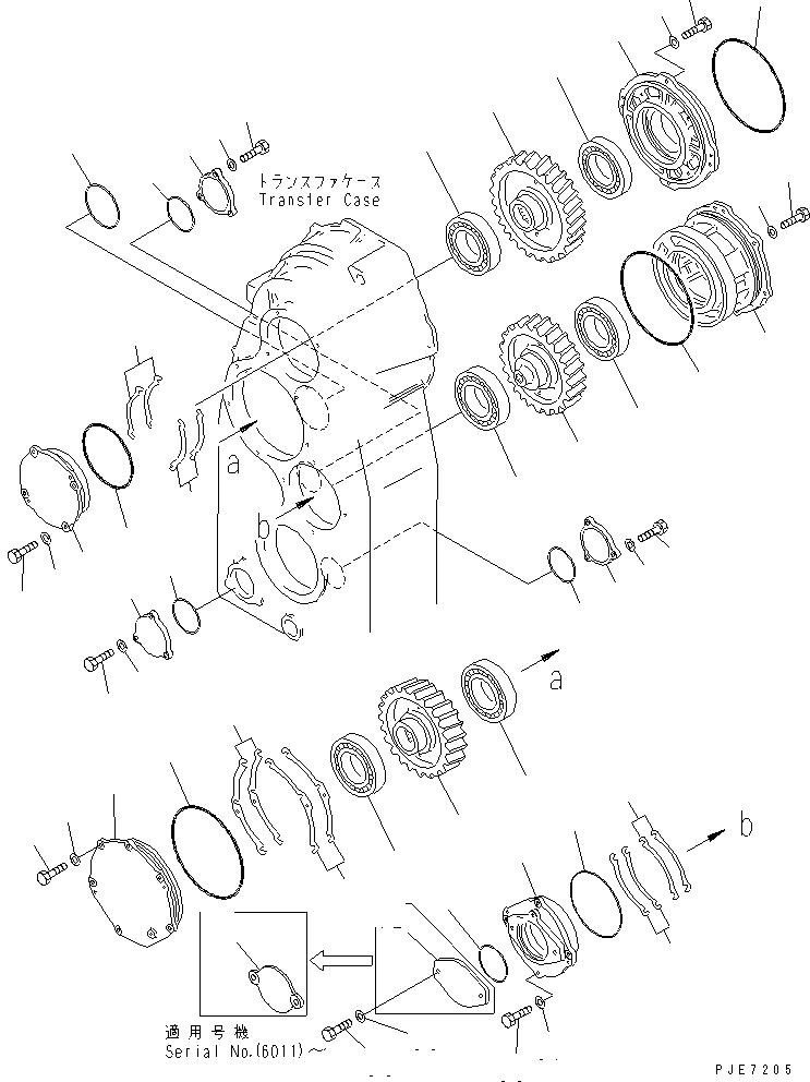 Wheel Loaders Komatsu / WA600-3 S/N 50001-UP(wa600-6c) / TRANSMISSION (TRANSFER) (2/3)(150470 : F4320-67A0)
