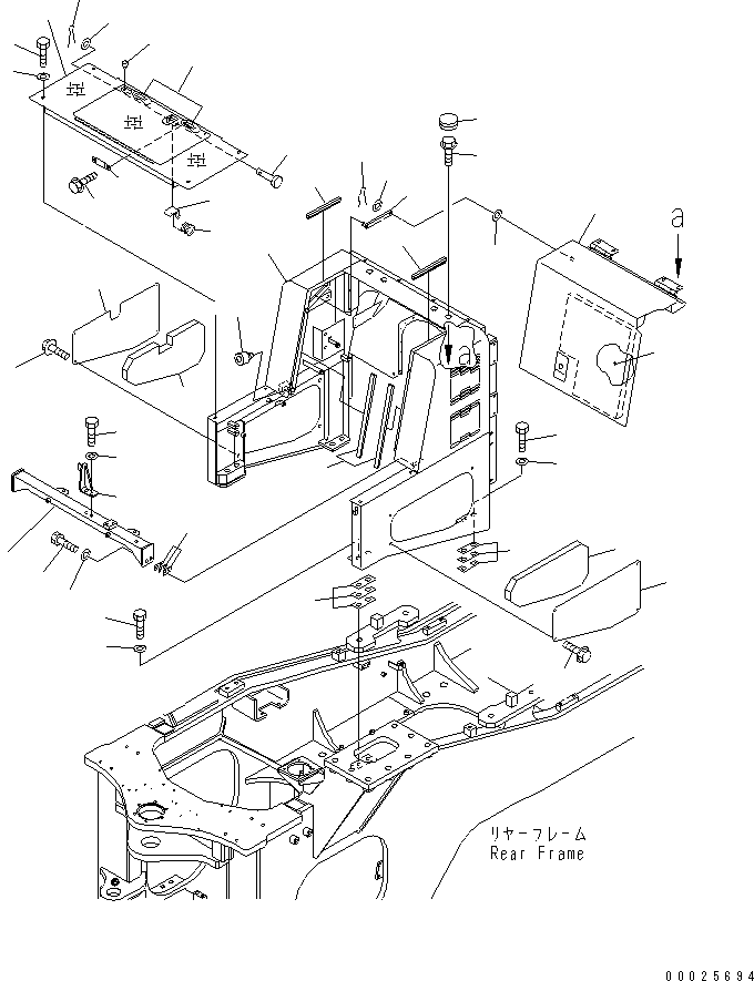 Wheel Loaders Komatsu / WA600-3 S/N 50001-UP(wa600-6c) / BULKHEAD TIRE 2 (WITH BRAKE COOLING SYSTEM)(#52001-52405)(300060 : M4102-01B1)