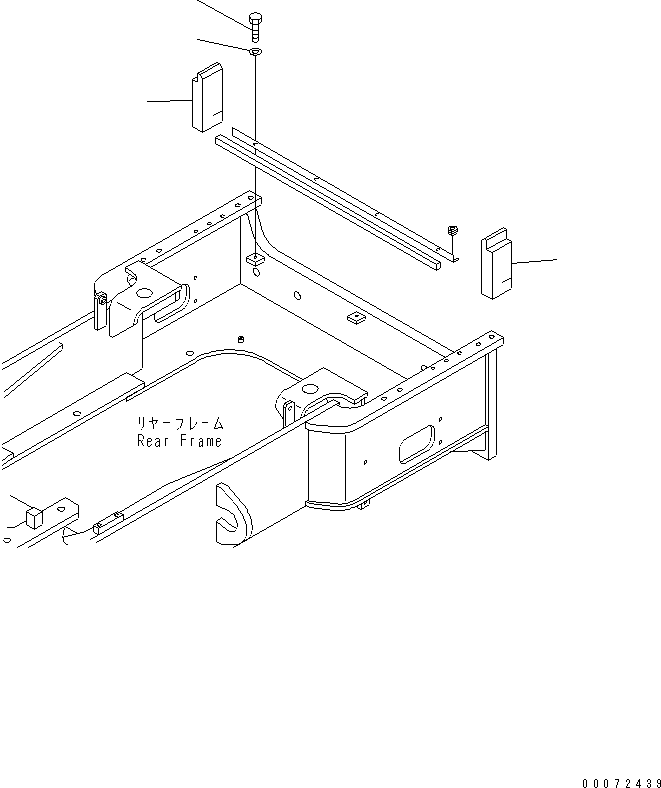 Wheel Loaders Komatsu / WA600-3 S/N 50001-UP(wa600-6c) / HOOD (RADIATOR BUFFLE)(#52406-)(300330 : M4110-04B0)