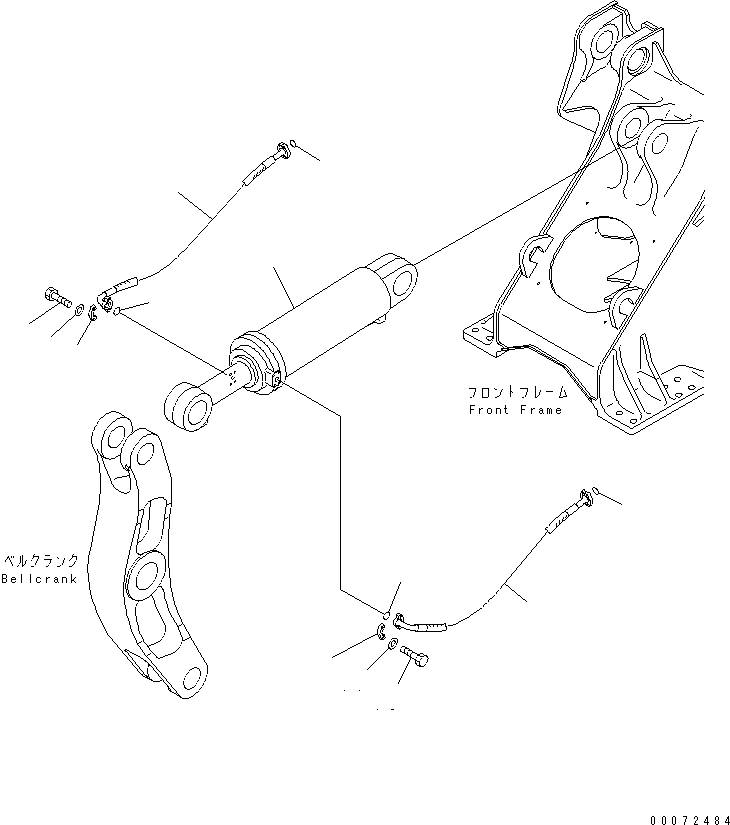 Wheel Loaders Komatsu / WA600-3 S/N 50001-UP(wa600-6c) / DUMP CYLINDER (-40ЯC SPEC.)(#52406-)(360800 : T4150-01B3)
