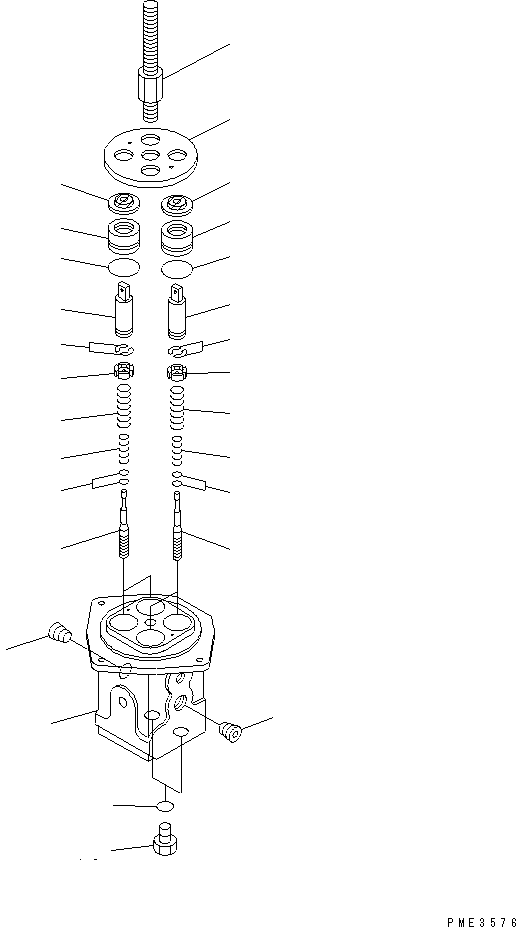 Wheel Loaders Komatsu / WA600-3 S/N 50001-UP(wa600-6c) / P.P.C. VALVE (FOR FRONT ATTACHMENT)(450410 : Y1670-11A0)