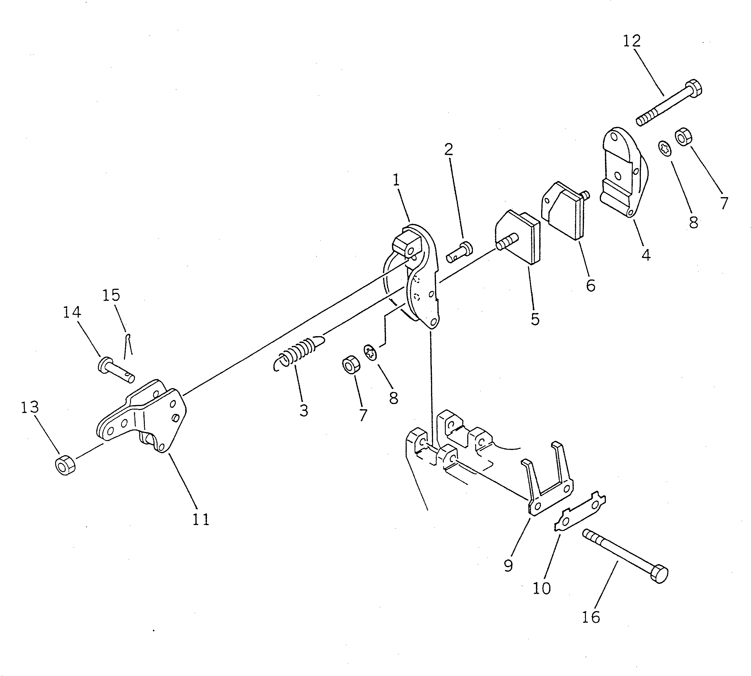 Wheel Loaders Komatsu / WA70-1 S/N 10001-UP(wa70-1c) / PARKING BRAKE(090150 : 3311)