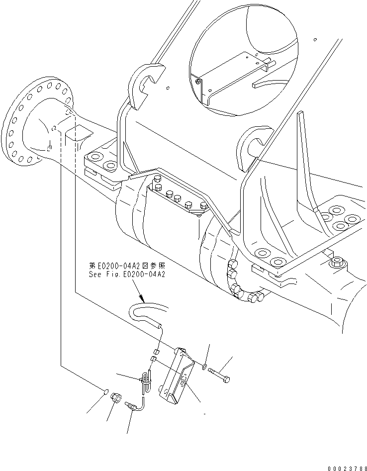 Wheel Loaders Komatsu / WA700-3 S/N 50001-UP(wa700-3c) / FRONT HARNESS (AXLE HARNESS) (WITH VHMS)(#51001-)(120090 : E0200-03A2)