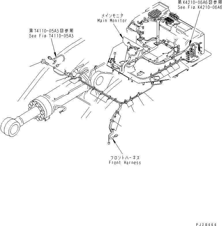 Wheel Loaders Komatsu / WA700-3 S/N 50001-UP(wa700-3c) / ADDITIONAL HARNESS (FOR LOAD METER)(120110 : E0201-01A0)