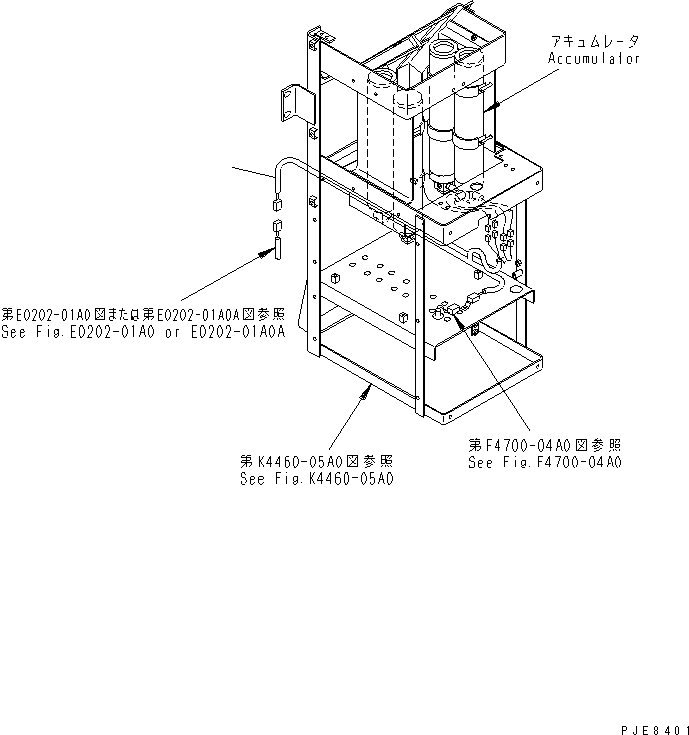 Wheel Loaders Komatsu / WA700-3 S/N 50001-UP(wa700-3c) / REAR HARNESS (COMPORNENT BOX LINE)(#50001-51074)(120270 : E0202-07A0)