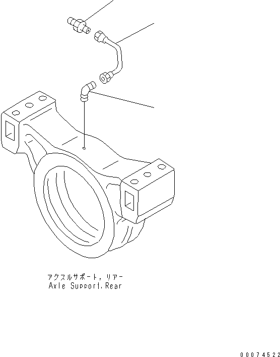 Wheel Loaders Komatsu / WA700-3 S/N 50001-UP(wa700-3c) / REAR AXLE (REMOTE GREASE)(#51075-)(150820 : F4500-06B0)