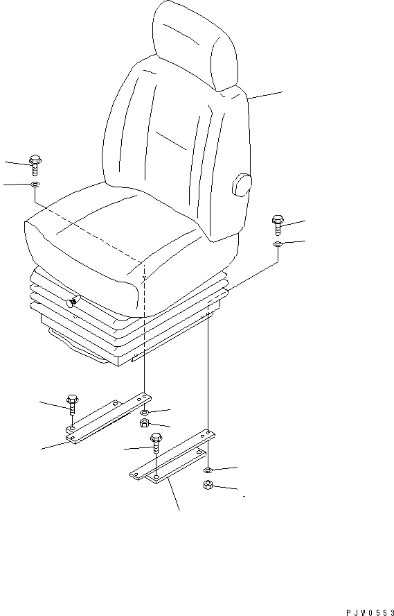 Wheel Loaders Komatsu / WA700-3 S/N 50001-UP(wa700-3c) / OPERATOR