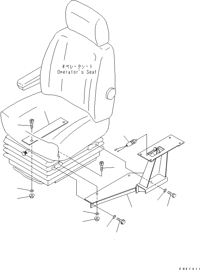 Wheel Loaders Komatsu / WA700-3 S/N 50001-UP(wa700-3c) / OPERATOR