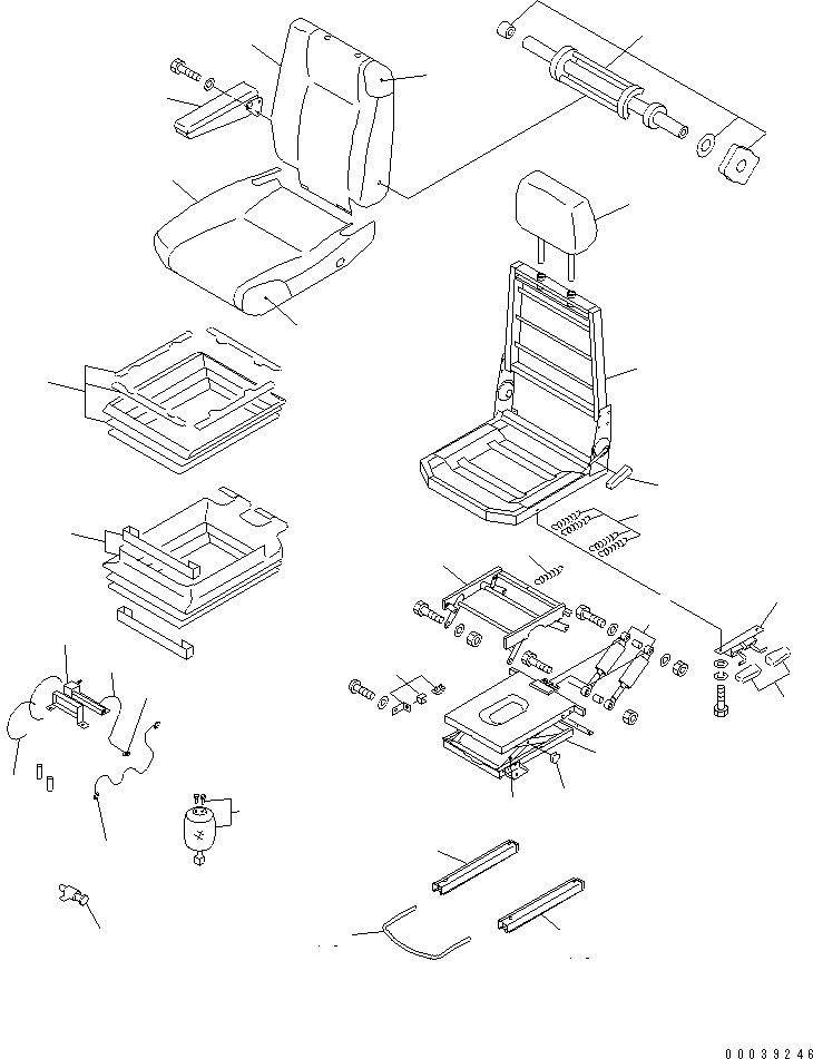 Wheel Loaders Komatsu / WA700-3 S/N 50001-UP(wa700-3c) / OPERATOR