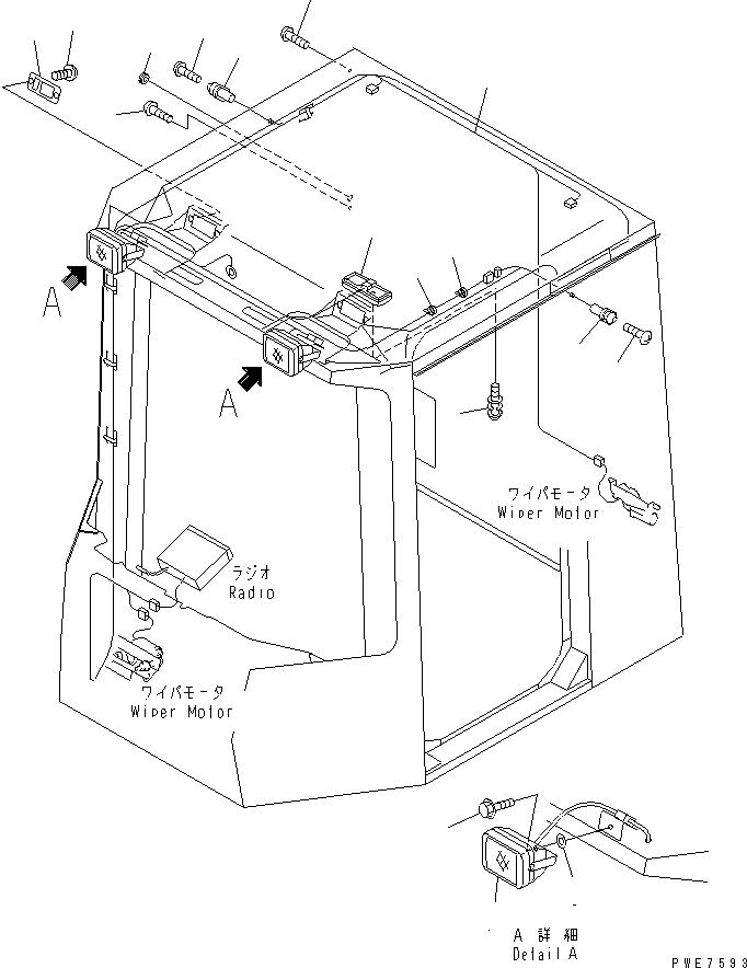 Wheel Loaders Komatsu / WA700-3 S/N 50001-UP(wa700-3c) / OPERATOR