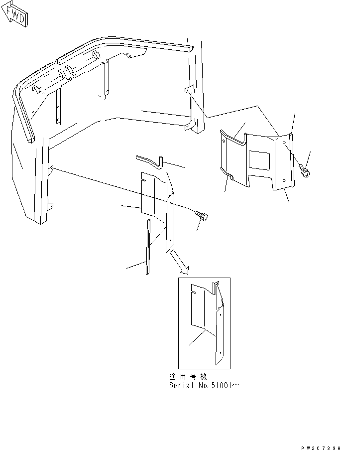 Wheel Loaders Komatsu / WA700-3 S/N 50001-UP(wa700-3c) / OPERATOR
