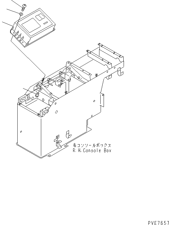 Wheel Loaders Komatsu / WA700-3 S/N 50001-UP(wa700-3c) / FLOOR HARNESS (SUB MONITOR AND MOUNTING PARTS) (EXCEPT JAPAN)(#50001-51074)(242860 : K4210-02A1)