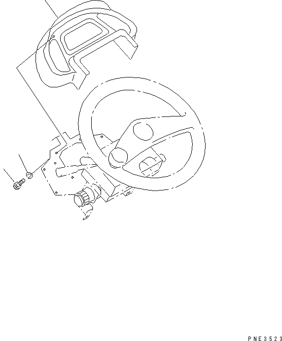 Wheel Loaders Komatsu / WA700-3 S/N 50001-UP(wa700-3c) / FLOOR (MAIN MONITOR) (EXCEPT JAPAN)(#51001-51074)(242330 : K4010-48B0)