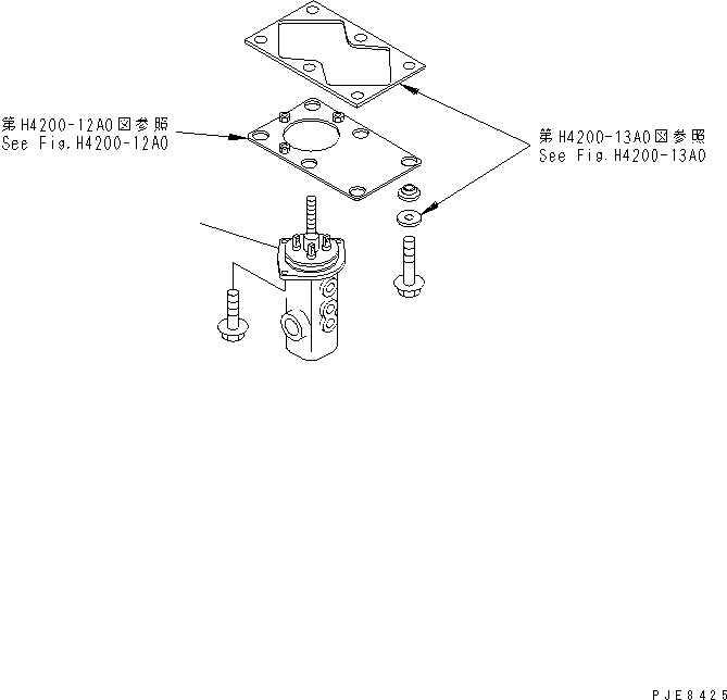 Wheel Loaders Komatsu / WA700-3 S/N 50001-UP(wa700-3c) / FLOOR (P.P.C. VALVE LINE)(#50001-51000)(242790 : K4200-03A0)