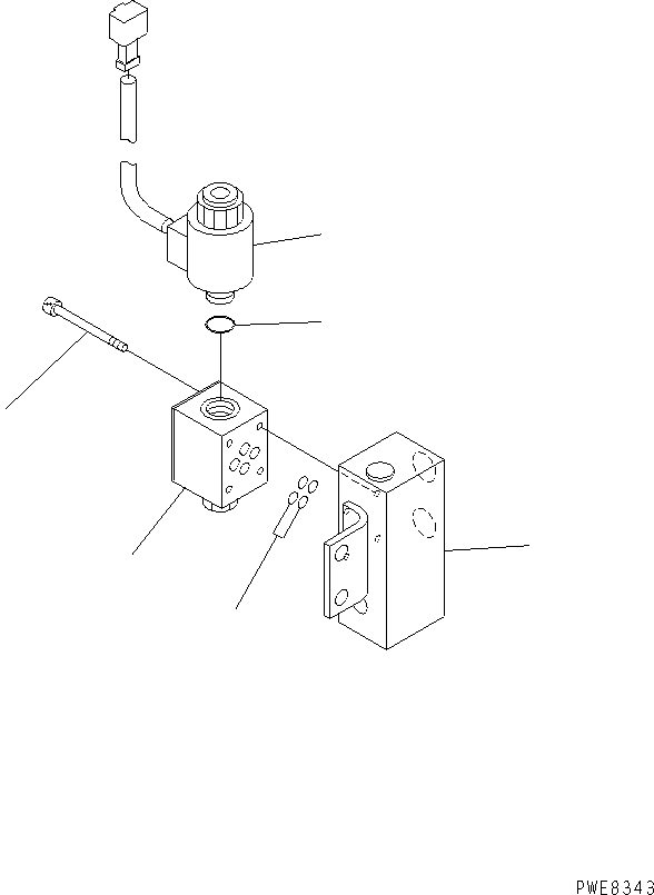 Wheel Loaders Komatsu / WA700-3 S/N 50001-UP(wa700-3c) / BRAKE PIPING (SOLENOID VALVE ? INNER PARTS)(#50001-51074)(243700 : K4470-13A0)