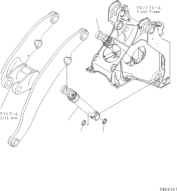 Wheel Loaders Komatsu / WA700-3 S/N 50001-UP(wa700-3c) / LIFT CYLINDER(#50001-51074)(330250 : T4140-01A0)