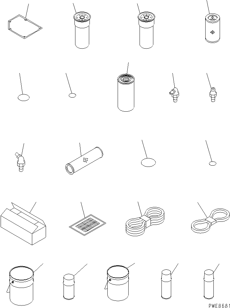 Wheel Loaders Komatsu / WA700-3 S/N 50001-UP(wa700-3c) / SPARE PARTS (FRENCH)(#50019-)(390040 : V0100-01K0)