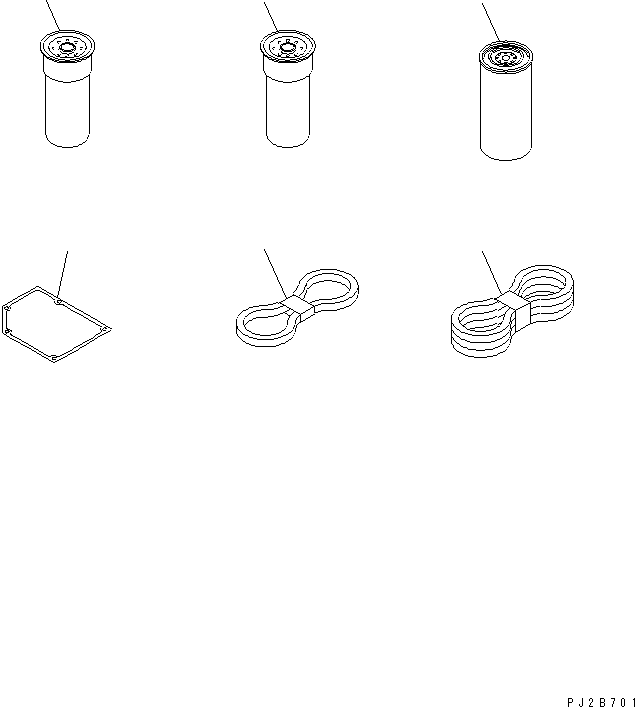 Wheel Loaders Komatsu / WA700-3 S/N 50001-UP(wa700-3c) / ENGINE SPARE PARTS(390060 : V0109-01A0)