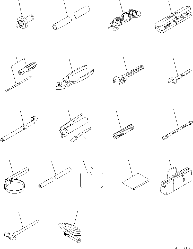 Wheel Loaders Komatsu / WA700-3 S/N 50001-UP(wa700-3c) / GENERAL TOOL (POLISH)(#50019-)(390140 : V0300-01P0)
