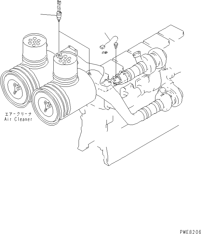 Wheel Loaders Komatsu / WA700-3 S/N 50001-UP(wa700-3r) / ENGINE (SENSOR AND INDICATOR)(#50001-50022)(030010 : B0000-01A0)