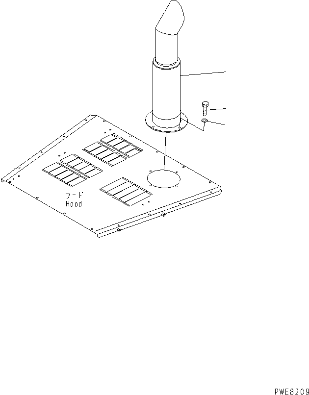 Wheel Loaders Komatsu / WA700-3 S/N 50001-UP(wa700-3r) / EXHAUST SYSTEM(030070 : B0300-01A0)
