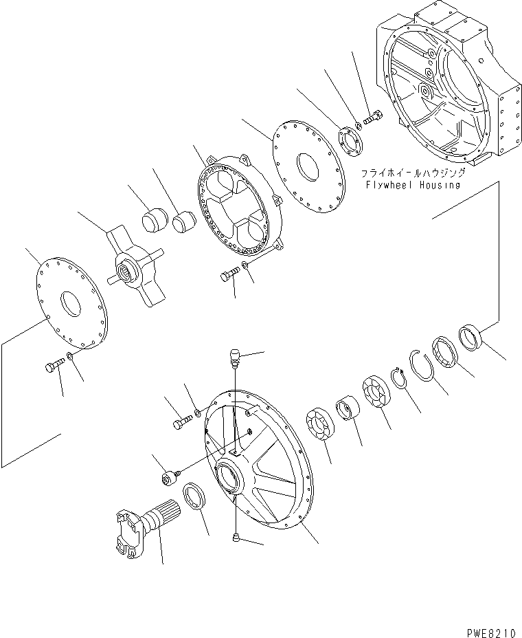 Wheel Loaders Komatsu / WA700-3 S/N 50001-UP(wa700-3r) / DAMPER(030090 : B0600-01A0)