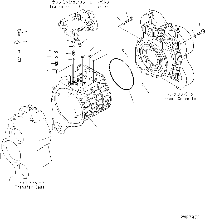 Wheel Loaders Komatsu / WA700-3 S/N 50001-UP(wa700-3r) / TRANSMISSION CASE(150260 : F4320-61A0)