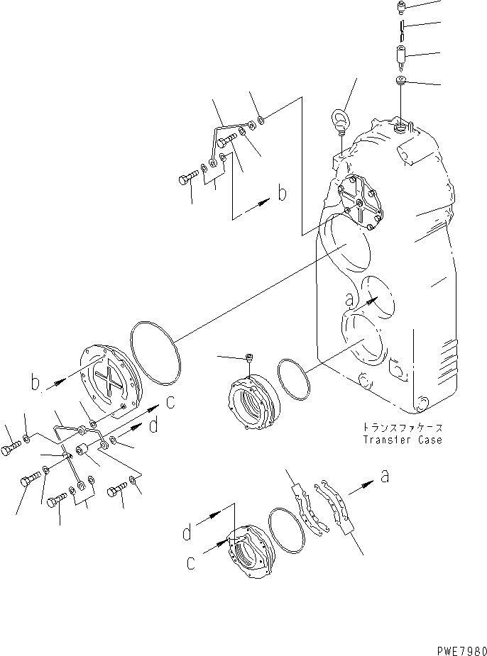 Wheel Loaders Komatsu / WA700-3 S/N 50001-UP(wa700-3r) / TRANSFER (3/3)(150310 : F4320-66A0)