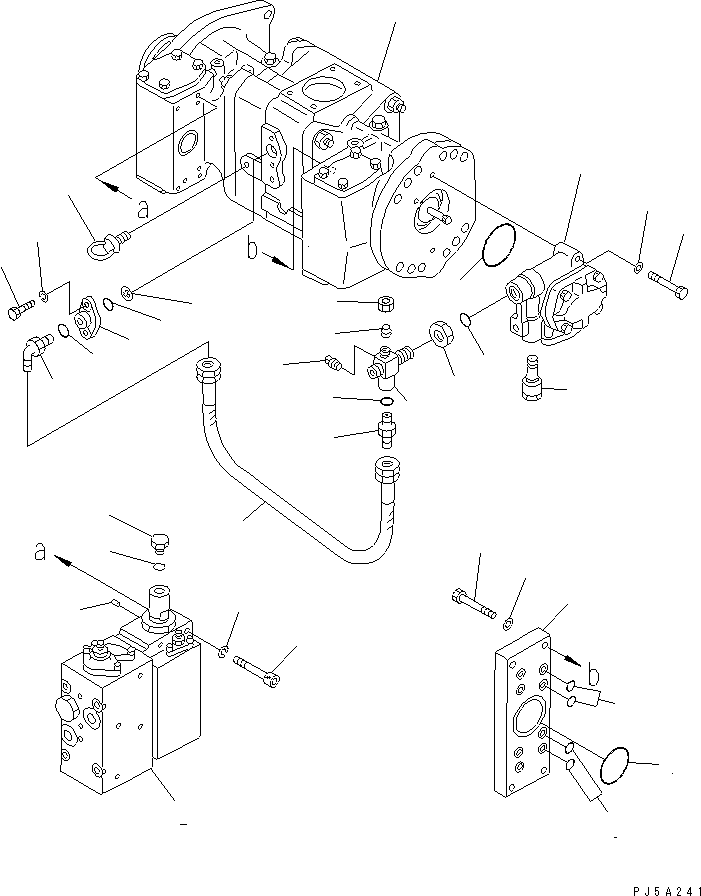 Wheel Loaders Komatsu / WA700-3 S/N 50001-UP(wa700-3r) / LOADER PUMP (1/9)(#50001-50056)(420020 : Y1600-01A0)