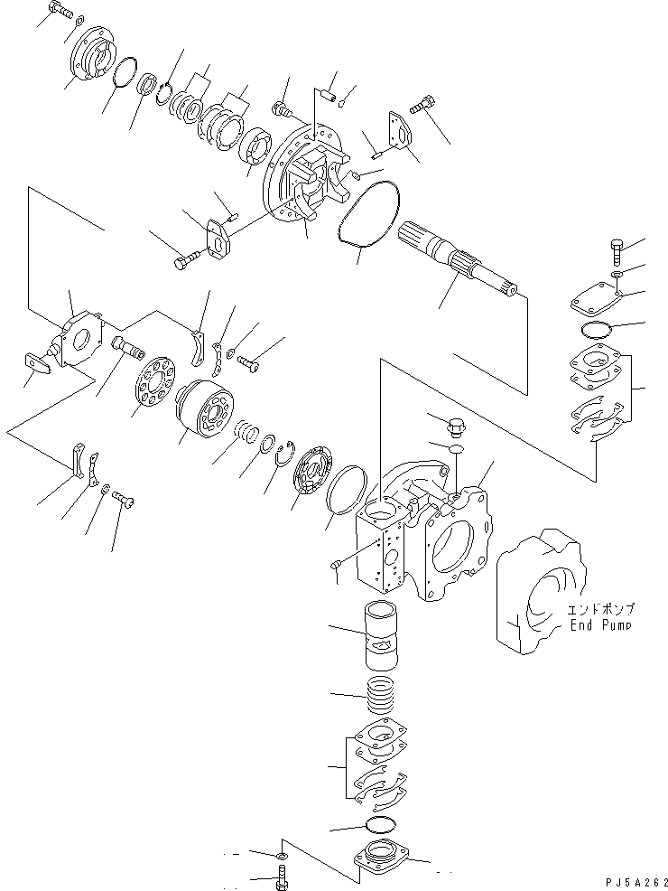 Wheel Loaders Komatsu / WA700-3 S/N 50001-UP(wa700-3r) / LOADER PUMP (2/9)(#50001-50056)(420040 : Y1600-02A0)