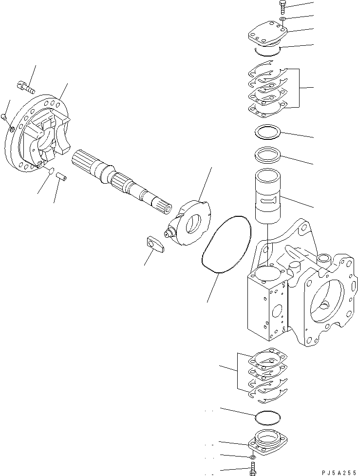 Wheel Loaders Komatsu / WA700-3 S/N 50001-UP(wa700-3r) / SWITCH PUMP (3/8)(#50057-)(420300 : Y1600-23A0A)