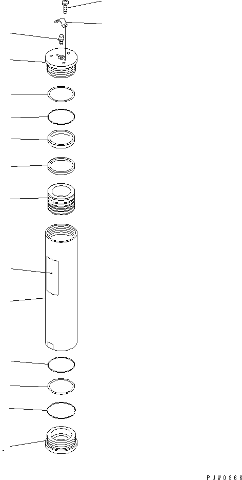 Wheel Loaders Komatsu / WA700-3 S/N 50001-UP(wa700-3r) / ACCUMULATOR(#50019-)(420710 : Y1629-01A0A)