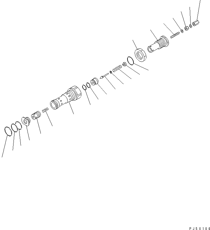 Wheel Loaders Komatsu / WA700-3 S/N 50001-UP(wa700-3r) / RELIEF VALVE (FOR EMERGENCY STEERING)(420750 : Y1672-01A0)