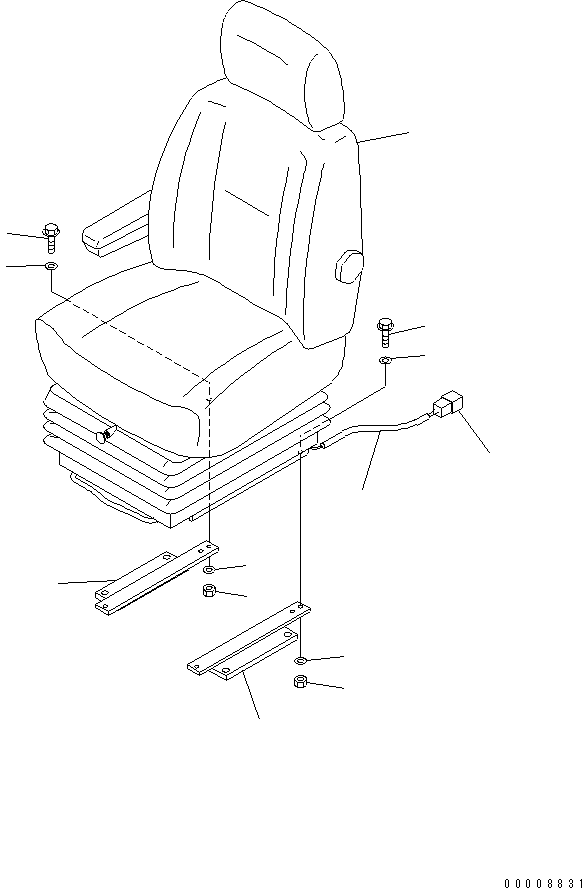 Wheel Loaders Komatsu / WA700-3 S/N 50001-UP (KA Spec.)(wa700-4c) / OPERATOR